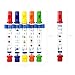 TOYMYTOY Kids Bath Toys Water Flutes Tub Tunes Musical Toys Set of 5