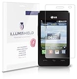 iLLumiShield - LG 840G Crystal Clear Screen Protectors with Anti-Bubble/Anti-Fingerprint - 3-Pack + Lifetime Replacements