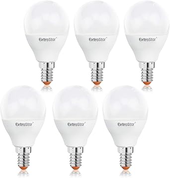 Extrastar E14 Led Lamp G45 E14 Led Birne 6w Ersetzt 48w Halogenlampe Warmweiss 3000k 480lumens Nicht Dimmbar Energiesparlampe Led Leuchtmittel E14 Ac 220v 240v 6er Pack Energieklasse A Amazon De Beleuchtung
