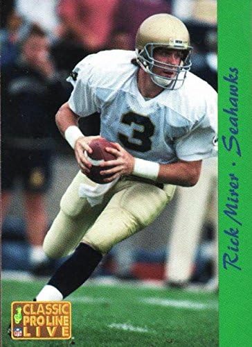 Rick Mirer Football Card Notre Dame 1993 Classic Pro Line Live Draft 