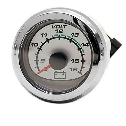 2 Inch Silver White Lund Mercury Smartcraft Boat Trim Gauge 79