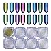 NICOLE DIARY 8 Boxes Chameleon Powder Shinning Gorgeous Chrome Pigment Dust for Nail Art Set