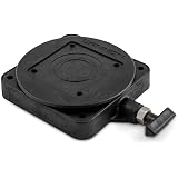 Cannon 2207003 Low-Profile Swivel Downrigger Mounting Base, Black Composite