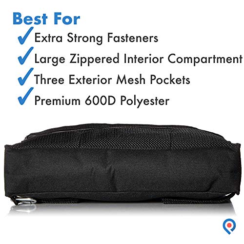 Pivit Water Resistant Walker Bag | Accessory Basket Provides Hands Free Storage for Folding Walkers | Attachment Fits Wide and Narrow Styles | Tote Caddy Pouch for Elderly, Seniors, Handicap, Disabled - Thumbnail 6