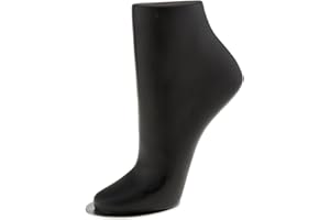 yotijay Adult S/M/L Foot Anklet Socks Display Three Color, as Shown, Small, Black