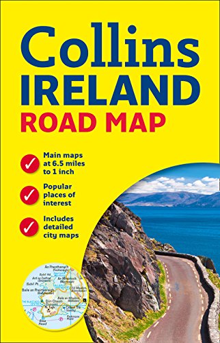 Collins Ireland Road Map Collins Ireland Road Map