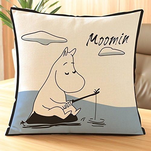 Syncw Pillowcases Moomin in fishing 18x18(inches)