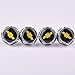 D&R 4 Pcs Separate Chrome LICENSE PLATE FRAME Bolt Screws For Chevrolet (Typ12)