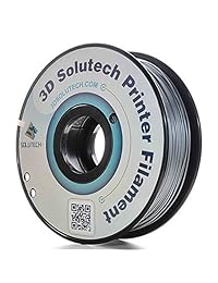 Filamento de impresora 3D de metal plateado PLA de 3D Solutech, filamento de 0.07 pulgadas, precisión Dimensional +   0.001 pulgadas, 2.2 LBS   100  estadounidense.