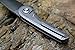 TwoSun Pocket Knife TS79 Drop Point D2 Fold Blade Knives Titanium Handle with Carbon Fiber Inlay