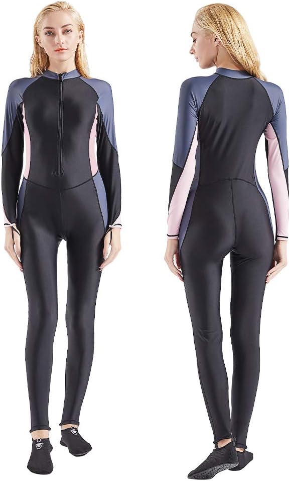 COPOZZ Dive Skin, Diving Snorkeling Surfing Spearfishing Rash Guard-Full Body UV Protection - for Men Women Youth Thin Wetsuit Jellyfish Skin: Sports & Outdoors