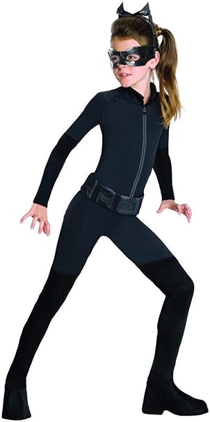 Madchen Catwoman Batman Catsuit Schwarze Katze Einbrecher Halloween Film Kostum Kleid Outfit 3 13 Jahre 3 4 Years Amazon De Bekleidung