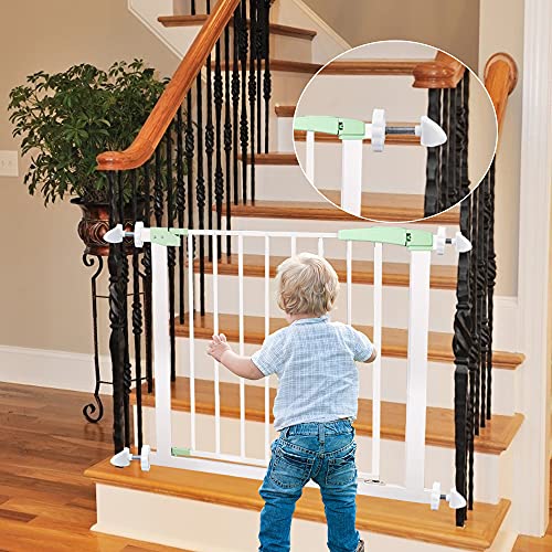 Sungrace 2 Pack Extra Long Y Spindle M8 Stair Banister Baby Gate