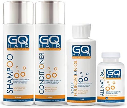 #1 Hair Loss Rejuvenation System with Biotin &amp; DHT Scalp Oil, Shampoo &amp; Conditioner, and Daily Vitamins. Alopecia Product for Thinning Hair &amp; Growth Restoration
