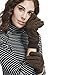 LETHMIK Thick Suede Leather Gloves Womens Winter Warm Fleece Lined with Long Knit Cuff Brown