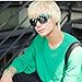 ACE Fashion Man Short Platinum Blonde Rice White Straight Wig