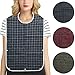 Adult-Bibs-for-Eating-3 Pack Adult Bibs for Women and Man Clothing Protector