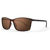 Epoch Eyewear 11 Sport Cycle Sunglasses Tortoise Frame with Color Enhancing Brown Polarized Lens