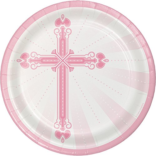 Creative Converting 18 Count Sturdy Style Round Paper Plates, 8.75