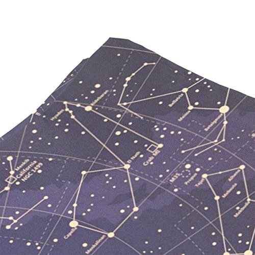 ALAZA Universe Galaxy Nebula Space 12 Constellation Zodiac Sings Tapestry Wall Hanging Light-weight Polyester Fabric Cottage Dorm Wall Art Home Decoration Blue Z186 - Image 4