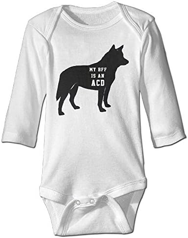Baby Boys' And Girl's Bodysuits Australian Cattle Dog ACD Long Sleeve