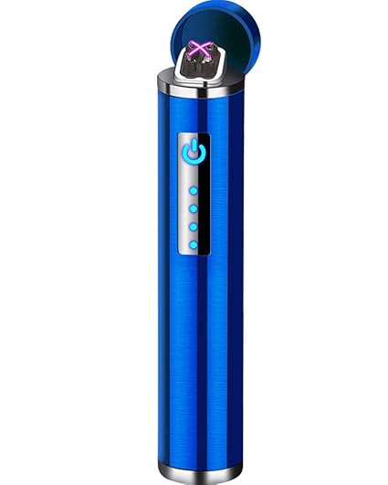 Auratrio Y14 USB Plasma Feuerzeug Arc Lighter aufladbar Touchscreen elektronisch, Windundurchlässiges Flamess Lichtbogen für 