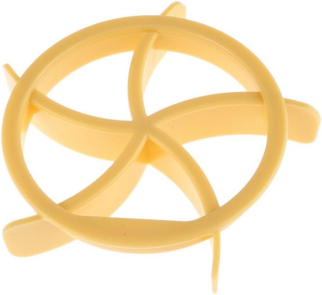 LIEJIE Plastic Pastry Cutter Dough Cookie Press Homemade Bread Rolls Molds Stamp Cake Decorating Kits Supplies Reusable Plastic Couplers Baking Supplies Frosting Tools Set for Cupcakes (Yellow)