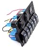 TurnRaise-6-Gang-Waterproof-Car-Auto-Boat-Marine-LED-Rocker-Switch-Panel-Circuit-Breakers-w-Digital-Voltmeter-12V-Cigarette-Socket-Double-USB-Power-Charger-Adapter TurnRaise-6-Gang-Waterproof-Car-Auto-Boat-Marine-LED-Rocker-Switch-Panel-Circuit-Breakers-w-Digital-Voltmeter-12V-Cigarette-Socket-Double-USB-Power-Charger-Adapter