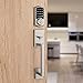 Kwikset 99160-008 SmartCode ZigBee Touchscreen Smart Lock works with Echo Plus & Alexa, featuring SmartKey, Satin Nickel