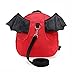 E'Plaza New Bat Walking Safety Harness Reins Toddler Strap Bag Red for Kids Children (red)