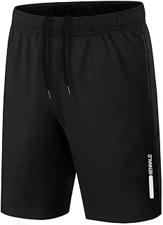 BENNALD Shorts Herren Sport Sporthose Herren Kurz Jogginghose Kurze Hose Trainingshose Männer Schnell Trocknend Laufhose Sweatshorts mit Tasche für Sport Fitness Outdoor Summer Schwarz