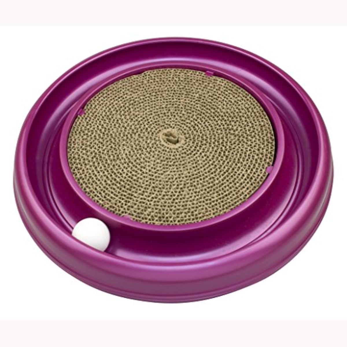 Bergan Turbo Scratcher Cat Toy with 1 Ball, Replacement, Colors may