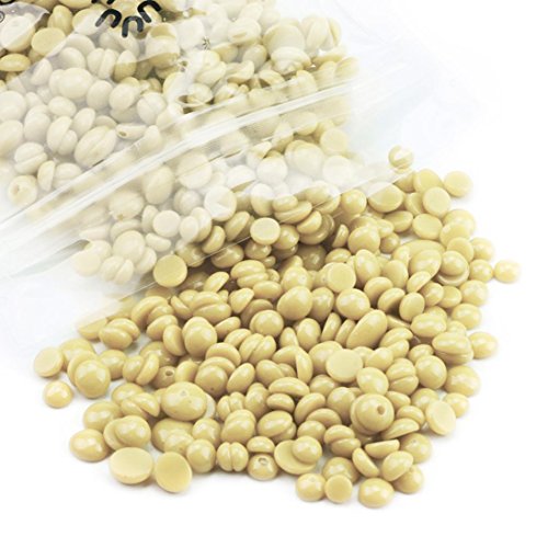 SMYTShop Hair Removal Hard Wax Beans,Hot Film Hard Wax Stripless Full-Body Depilatory Wax Beads(1.78oz/2.64oz/3.52oz) (3.52oz, Milk)