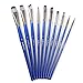 Craftamo Paint Brush Set. 10 Professional Paint Brushes for Artists. Use as Watercolor Brushes, Acrylic Paint Brushes, Oil Paint Brushes and Face Paint Brushes.