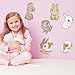 Oliver's Labels Easter Bunnies Wall Decals Peel and Stick Removable Reusable Decoration