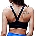 YOKGO Women Sports Bra Seamless for Work Out Middle Support Yoga
