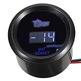 ESUPPORT Car 2" 52mm Digital Turbo Boost Gauge PSI