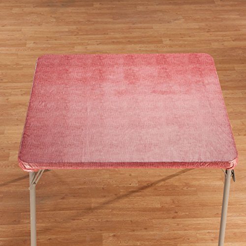 Miles Kimball Illusion Weave Vinyl Elasticized Banquet Table Cover by