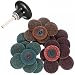INSMA 2 inch Roloc Quick Change Discs 30Pcs Sanding Discs 1Pcs 1/4'' Holder, Surface Conditioning Discs, for Die Grinder Surface Prep Strip Grind Polish Finish Burr Rust Paint Removal