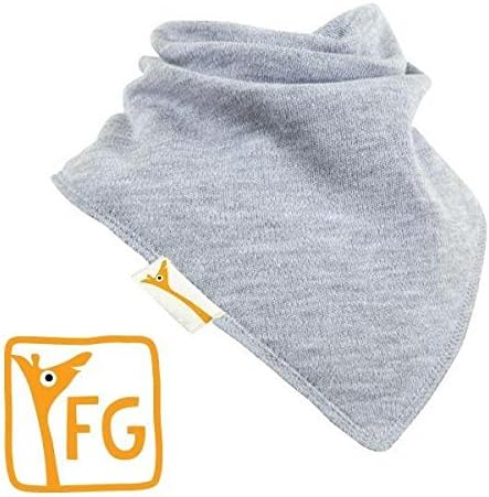 Funky Giraffe Bandana Bib - Colours (Light Grey)