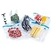 Sous Vide Bags Kit for Anova, Joule and all Popular Brands - 20 GREEN APRON™ Reusable BPA FREE Sous Vide Bags [2 Sizes] and 2 Bag Sealing Clips.