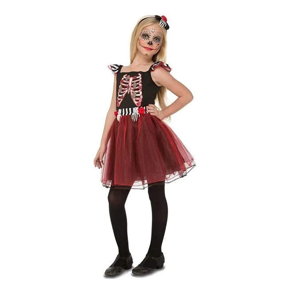 Viving Costumes – Costume Ladies Skeleton 5 – 6 A, Multicoloured (205062)