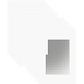 ZBEIVAN 5x7 White Picture Mats with Core Bevel Cut Frame Mattes for 3.5x5 Pictures - Pack of 12