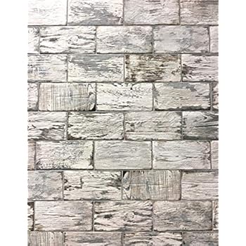 Rustic White Brick Look 4x8 Porcelain Tile Wall Floor