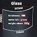 CKLT Sandblasting Hood Replacement Lens Glass 2 pieces
