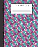 Composition Notebook: Mermaid Glitter Scales Pattern Faux Glam College Ruled Notebook Lined School Journal