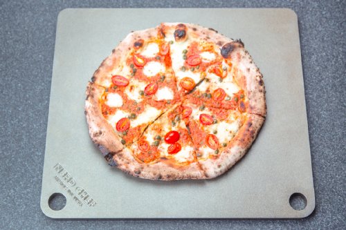NerdChef Steel Stone - High Performance Pizza Baking | Made in USA (14.5