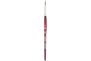 Princeton Velvetouch, Series 3950, Paint Brush for Acrylic, Oil and Watercolor, Petal, 6