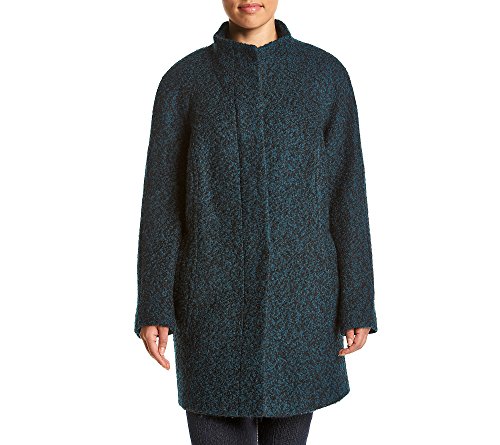 anne klein boucle coat