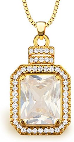 Zircon Pendants Vintage Jewelry 18K Gold Plated Fashion African Crystal Jewelry P30102